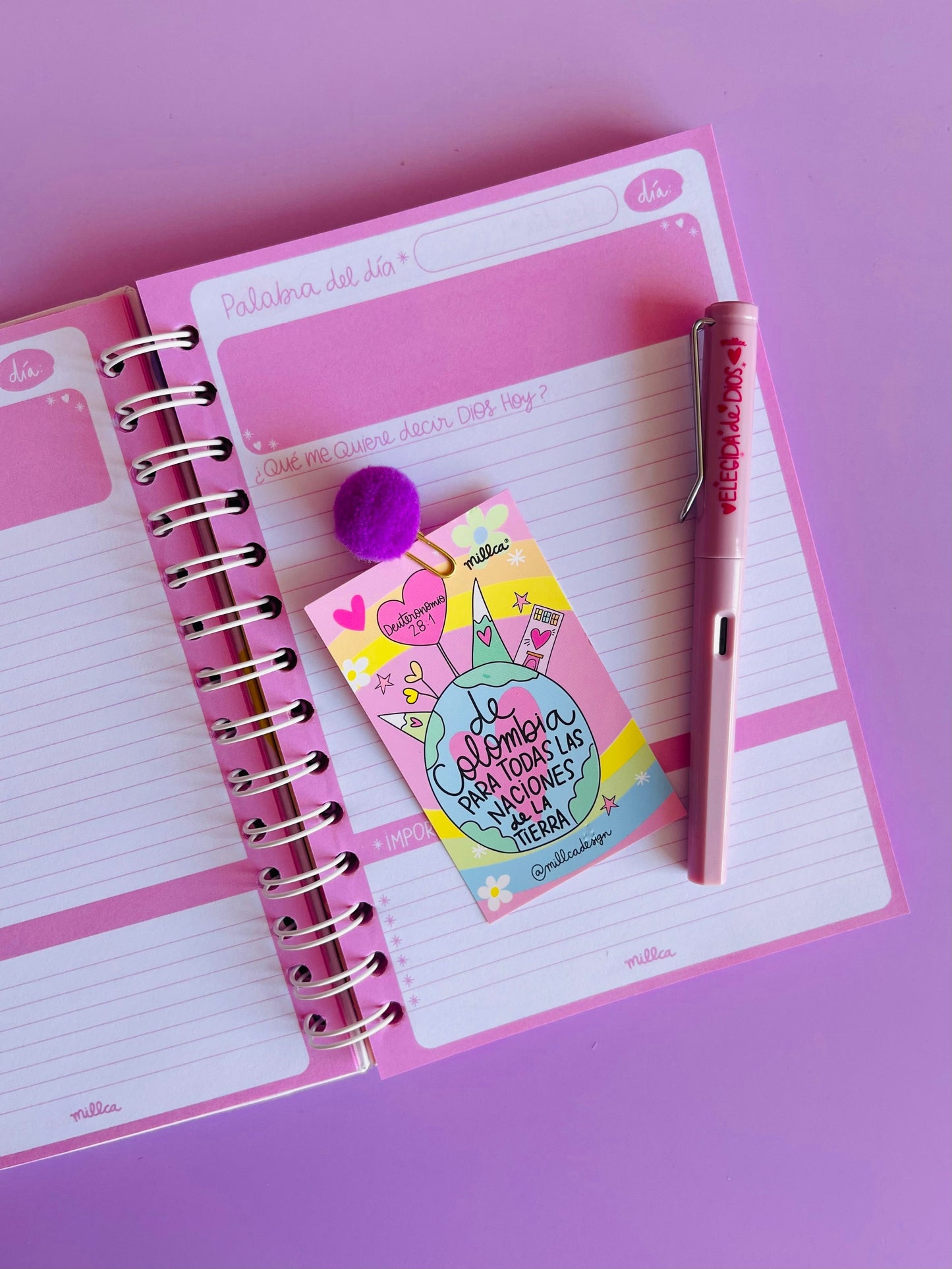 CUADERNO DEVOCIONAL FE PINK
