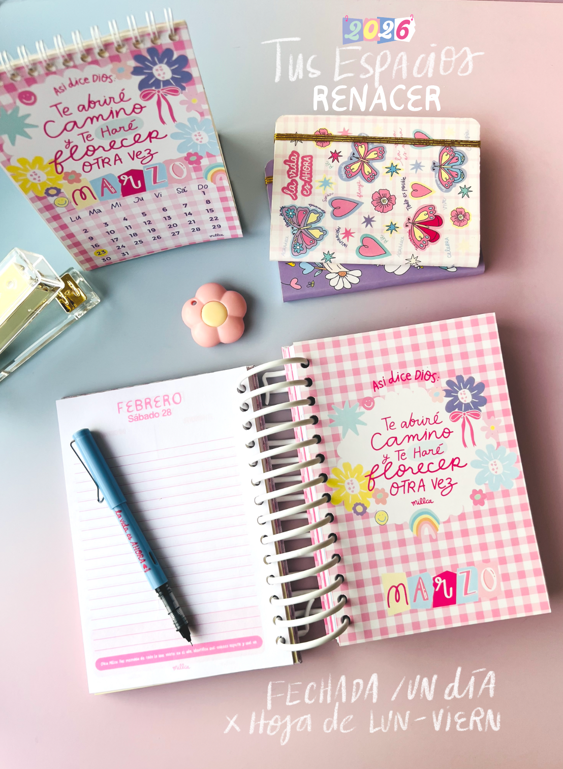 AGENDA 2026 MEJOR VERSION + GRATIS CALENDARIO