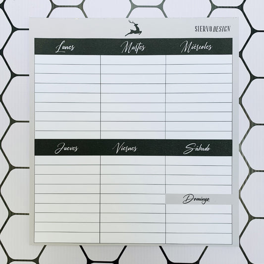 PLANEADOR SEMANAL SIERVO DESIGN